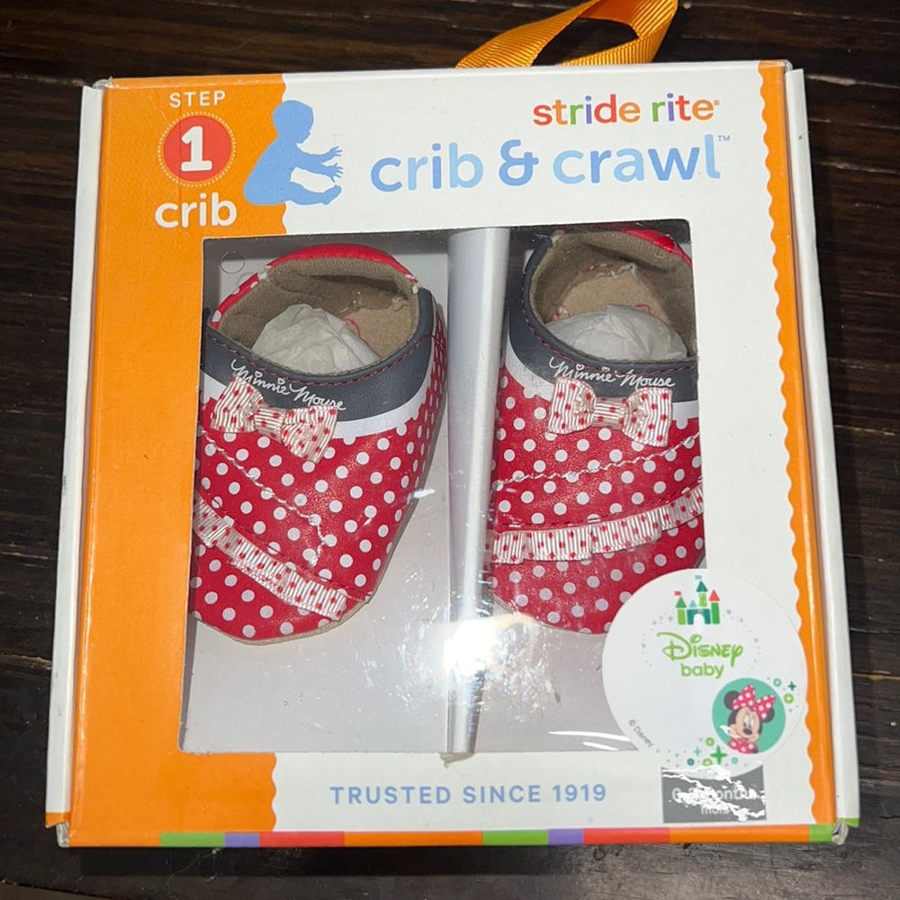 Stride Rite Disney Minnie Mouse Crib &Crawl Infant